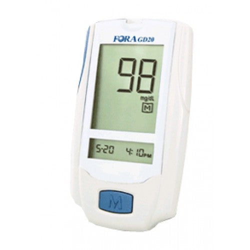 Fora Gd20 Blood Glucose Meter, Sold As 1/Each Links Gd20Fm01