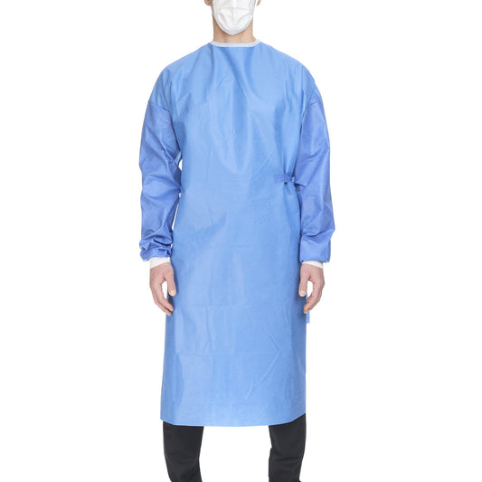 Cardinal Health Astound Non-Reinforced Surgical Gown, 3-Layer Microfiber, Blue, Xl, Sold As 1/Each Cardinal 9545