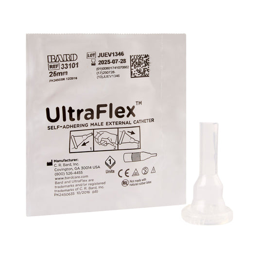 Bard Ultraflex® Male External Catheter, Small, Sold As 100/Box Bard 33101