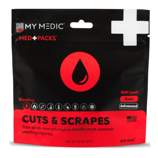 My Medic Med Packs First Aid Kit For Cuts, Scrapes – Emergency Supplies In Portable Pouch, Sold As 1/Each Mymedic Mm-Med-Pack-Cut-Scrp-Ea
