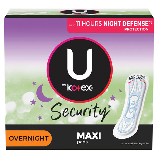Kc U By Kotex® Maxi Overnight Pad, Sold As 1/Pack Kimberly 01404