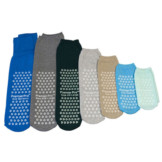 Slipper, Sock Premier Pro Anti-Slip Gry Adlt Xlg (48/Cs), Sold As 48/Case S2S 2906