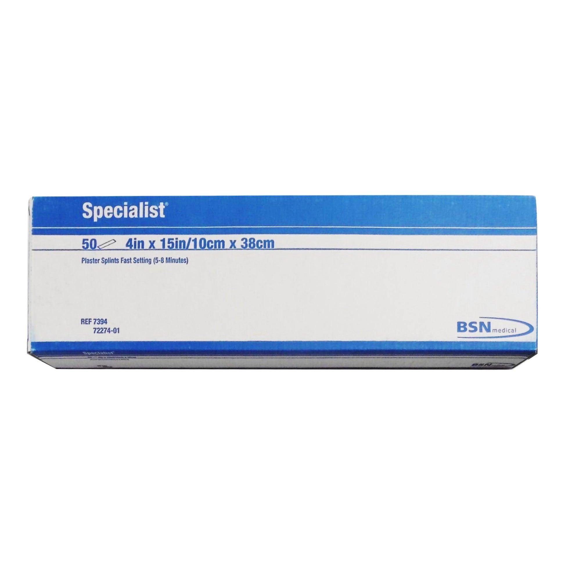 Specialist® Plaster Splint, 4 X 15 Inch, Sold As 600/Case Bsn 7394