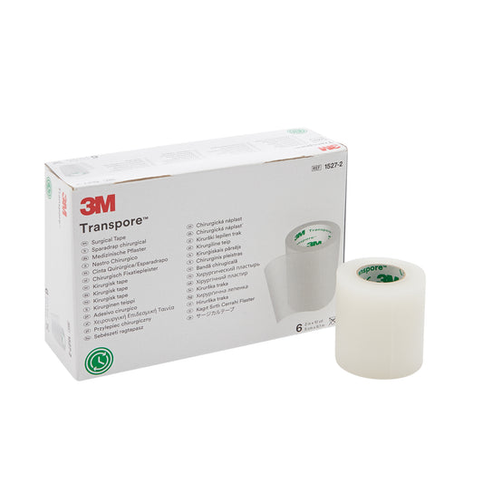 3M™ Transpore™ Plastic Medical Tape, 2 Inch X 10 Yard, Transparent, Sold As 1/Roll 3M 1527-2