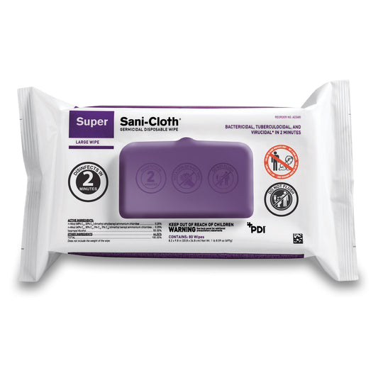 Super Sani-Cloth® Surface Disinfectant Cleaner, Sold As 9/Case Professional A22480