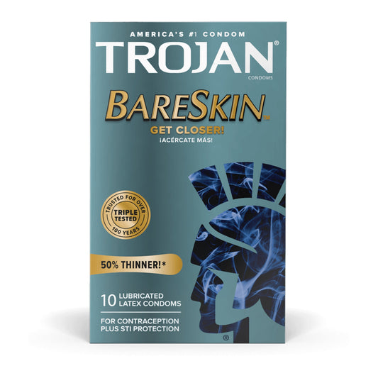 Trojan® Bareskin Lubricated Latex Condom, Sold As 10/Box Church 02260092674