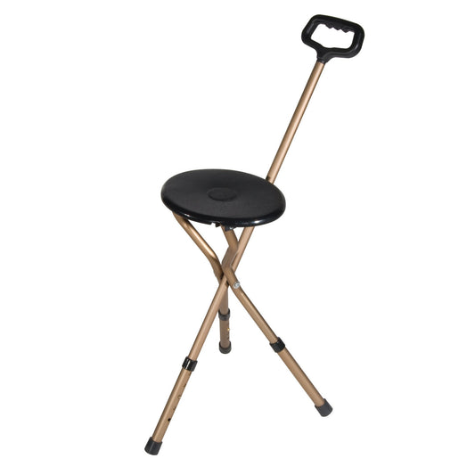 Drive™ Aluminum Seat Cane, 34 – 38 Inch Height, Sold As 1/Each Drive Rtl10365-Adj