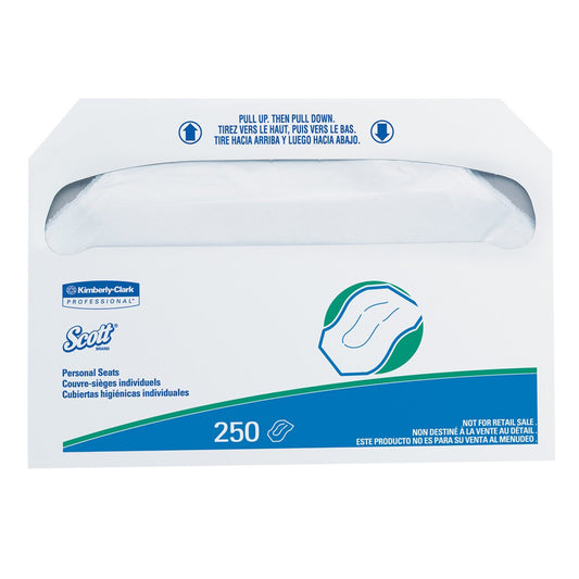 Scott® Toilet Seat Cover, 250 Per Pack, Sold As 5000/Case Kimberly 39000