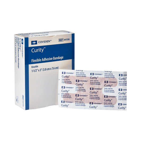 Curity™ Adhesive Strip, 1½ X 3 Inch, Sold As 30/Box Cardinal 44106
