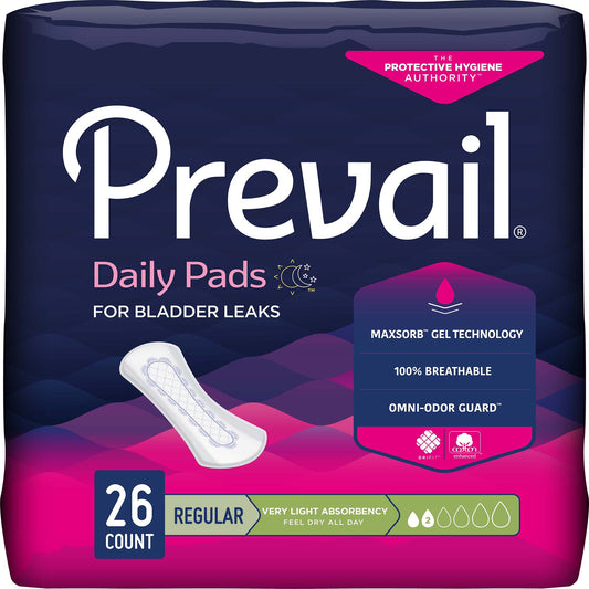 Prevail® Daily Liner Very Light Bladder Control Pad, 7½-Inch Length, Sold As 312/Case First Pv-926