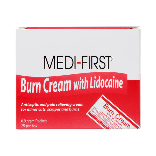 Medi-First® Benzalkonium Chloride / Lidocaine Burn Relief, Sold As 25/Box Medique 26073