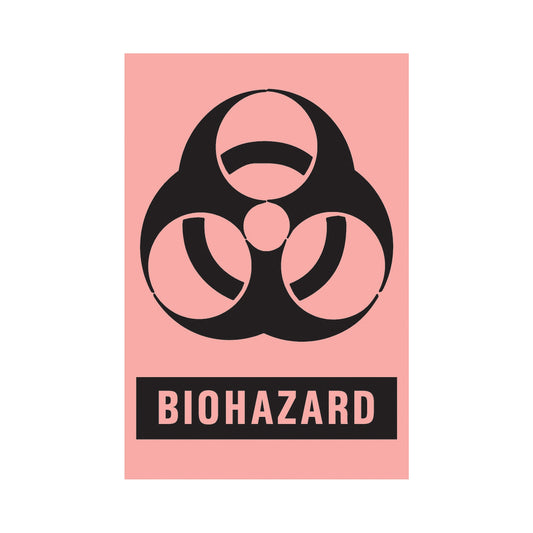 Timemed Pre-Printed Label, Biohazard, 2 X 3 Inch, Sold As 1/Roll Precision Bh-405