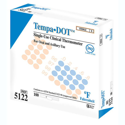 Medical Indicators Tempa·Dot™ Oral / Axillary Thermometer, Sold As 2000/Case Medical 5122