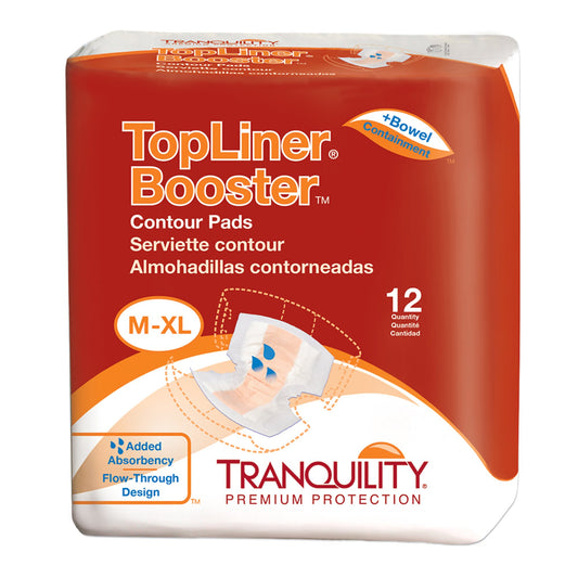 Tranquility® Top Liner® Added Absorbency Incontinence Booster Pad, 13½ X 21½ Inch, Sold As 10/Case Principle 3096
