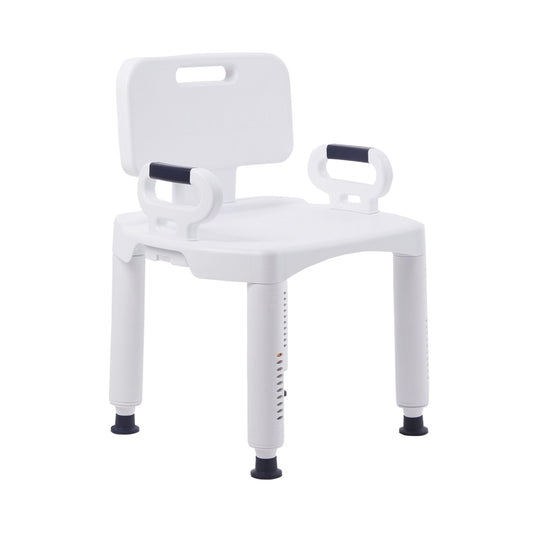 Mckesson Removable Arm Rail Plastic Removable Back Bath Bench, 20½ Inch Width, Sold As 1/Each Mckesson 146-Rtl12505