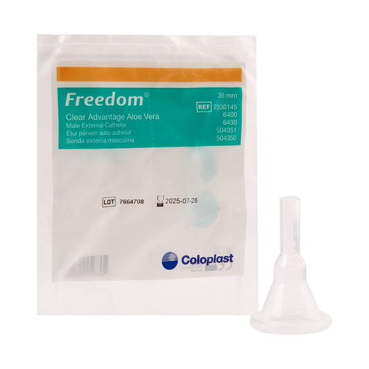 Coloplast Clear Advantage® Male External Catheter, Large, Sold As 100/Case Coloplast 6400