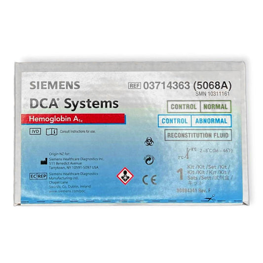 Dca 2000 Hemoglobin A1C Control Solution Kit, Sold As 1/Kit Siemens 10311161