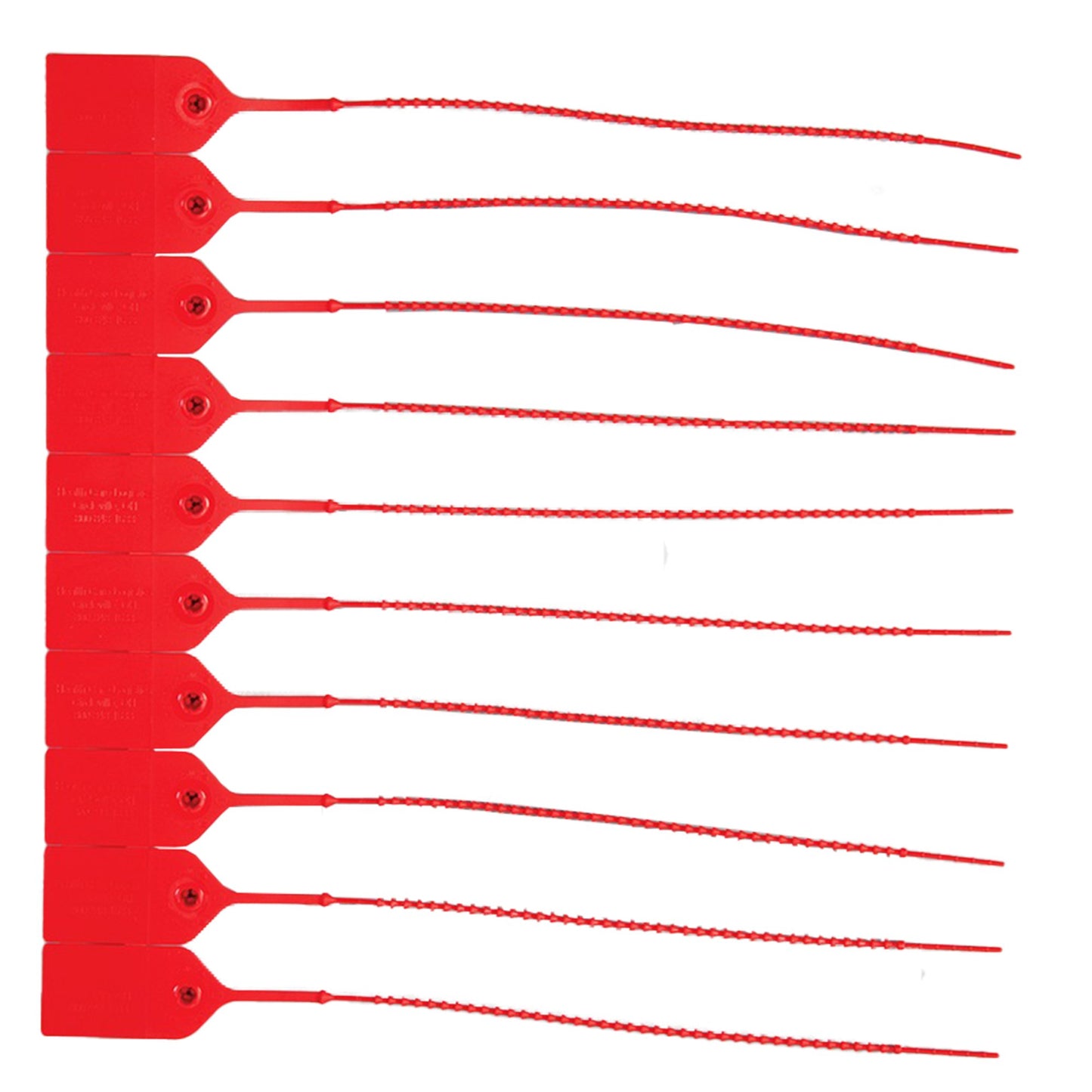 Health Care Logistics Red Pull-Tight Seal, Unnumbered, 9-Inch, Sold As 100/Pack Health 7821