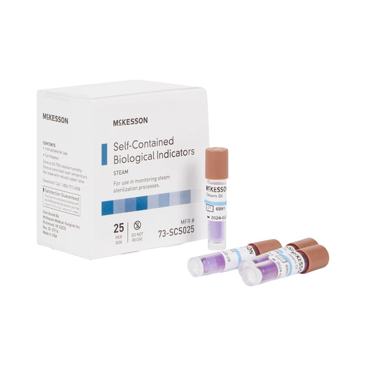 Mckesson Sterilization Biological Indicator Vial, Sold As 25/Box Mckesson 73-Scs025