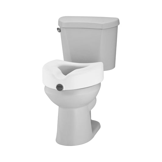 Nova Locking Raised Toilet Seat, 5 Inch Height, Sold As 2/Case Nova 8350-R