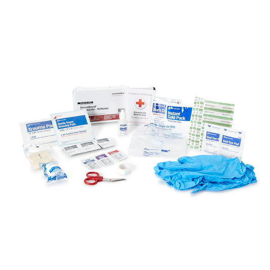 Moorebrand 10 Person First Aid Kit, Sold As 12/Case Mckesson 30321