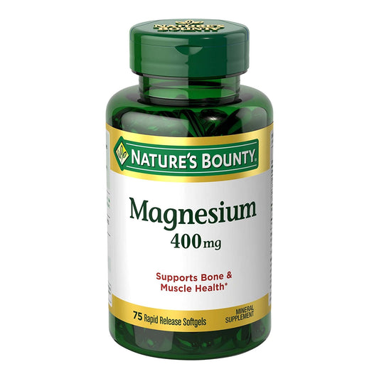 Magnesium, Cap Sgel Natures Bounty 400Mg (75/Bt), Sold As 1/Bottle Us 07431259408