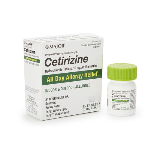Major® Cetirizine Antihistamine, Sold As 1/Bottle Major 00904671743