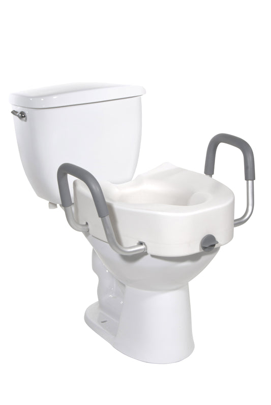 Drive™ Premium Elongated Toilet Seat With Lock, Sold As 1/Each Drive 12013
