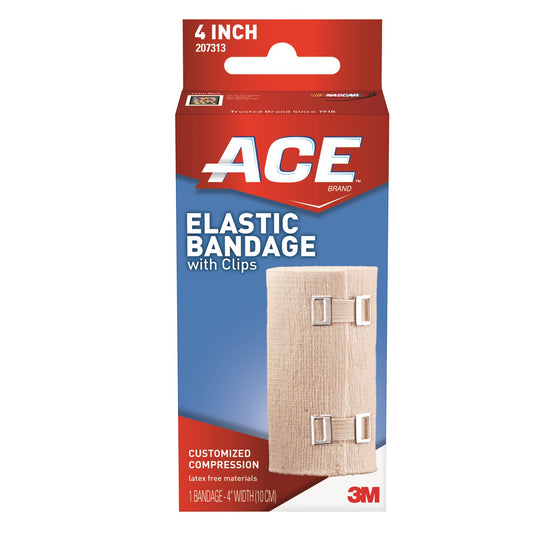 3M™ Ace™ Clip Detached Closure Elastic Bandage, 4 Inch Width, Sold As 72/Case 3M 207313