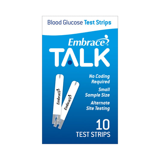Omnis Health Embrace® Blood Glucose Test Strips, Sold As 10/Vial Omnis Apx03Ab0302