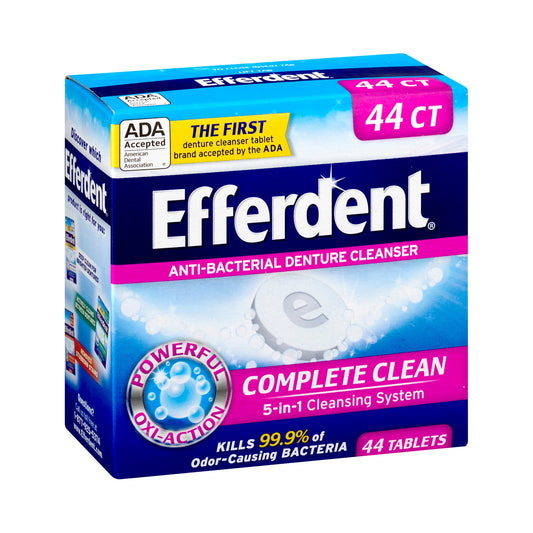 Efferdent® Denture Cleaner, 44 Tablets Per Box, Sold As 44/Box Med-Tech 81483201586