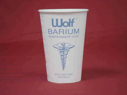 Wolf X-Ray Barium Cup, Sold As 100/Pack Wolf 15601Fob