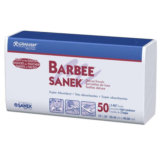 Barbee® White Procedure Towel, 12 X 24 Inch, Sold As 500/Case Graham 781625