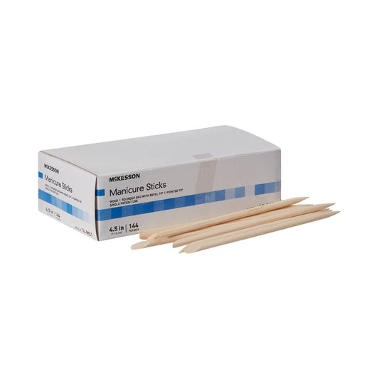 Mckesson Manicure Sticks, 100% White Birch, 4.5", Sold As 144/Box Mckesson 16-Ms1