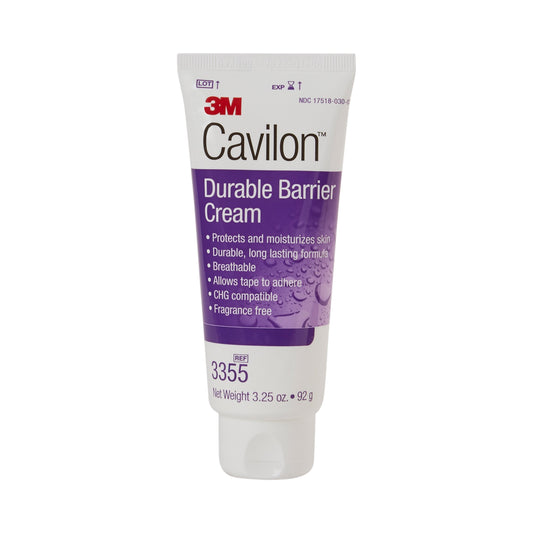 3M Cavilon Barrier Cream, 3.25 Oz Tube, Unscented, Hypoallergenic, Sold As 1/Each 3M 3355