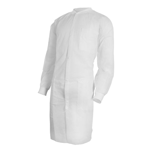 Mckesson Lab Coat, Small / Medium, White, Sold As 30/Case Mckesson 34341200
