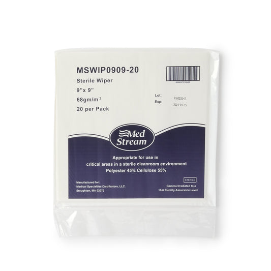 Mckesson Cleanroom Wipes, 9 X 9 Inch, Sold As 15/Bag Mckesson Mswip0909-20