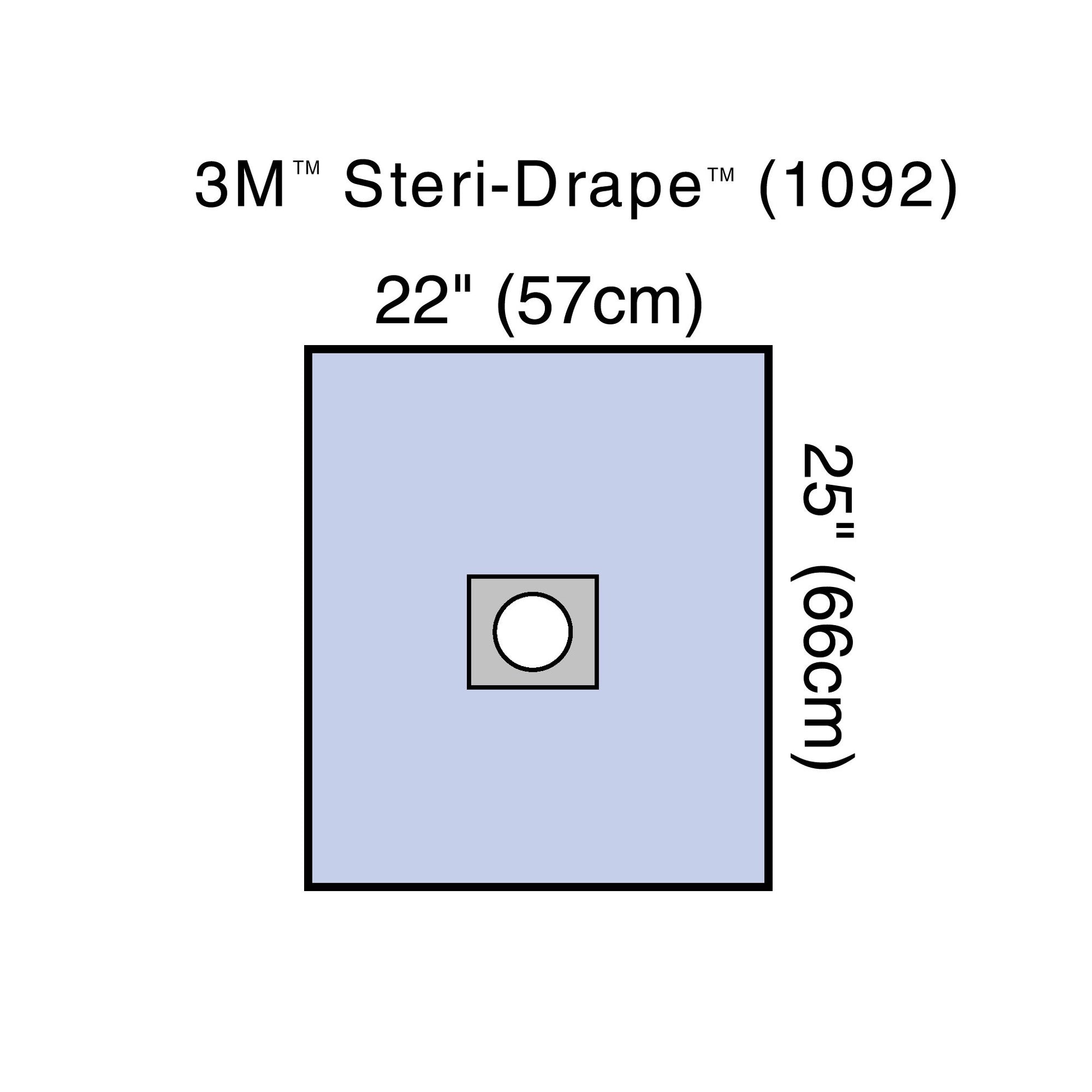 3M™ Steri-Drape™ Sterile Small Surgical Drape, 22 X 25 Inch, Sold As 100/Case 3M 1092
