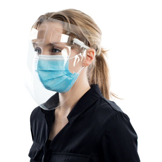 Wraparound Face Shield Better Shield™ One Size Fits Most Full Length Ventilated Reusable Nonsterile, Sold As 1/Box Southmedic Mxfs-100