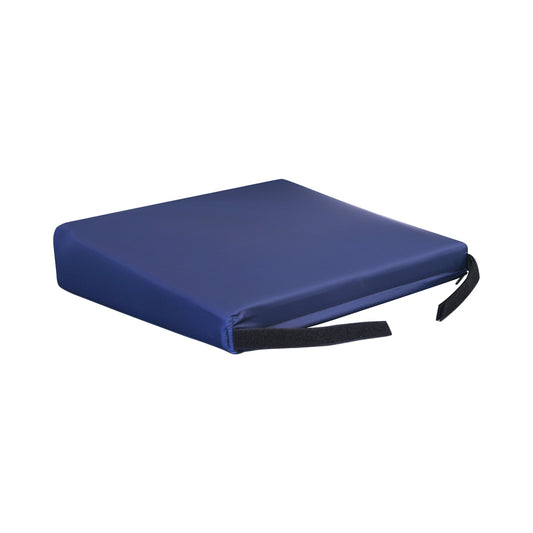 Nyortho Seat Cushion, 18 In. W X 16 In. D X 3 In. H, Gel / Foam, Blue, Non-Inflatable, Sold As 1/Each New 9595-Gel-181603