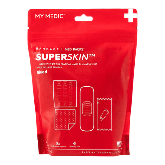 Med Packs™ Superskin™ First Aid Kit, Sold As 1/Each Mymedic Mm-Spl-Bndg-Pk-Ab-Ac-12Pk