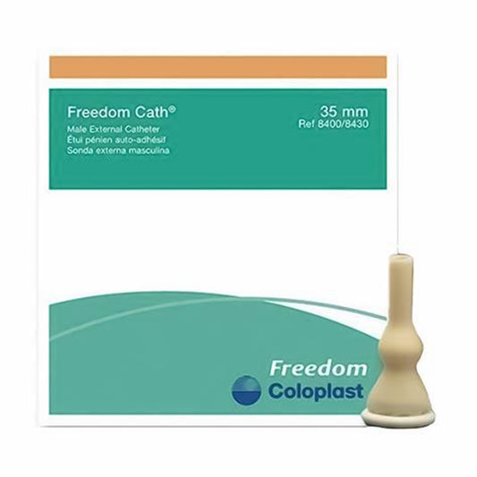Freedom Cath Male External Catheter, Self-Adhesive, Non-Sterile, Large 35 Mm, Sold As 1/Each Coloplast 8430