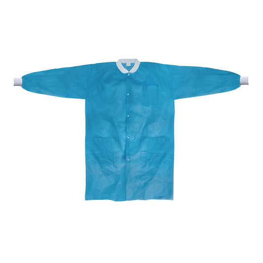 Mckesson Lab Coat, Large / X-Large, Blue, Sold As 30/Case Mckesson 34181200
