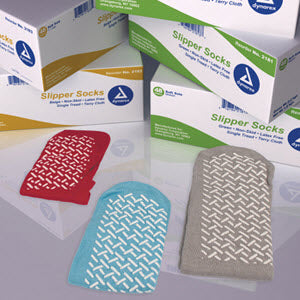 Dynarex® Single Tread Slipper Socks, Medium, Sold As 1/Each Dynarex 2181