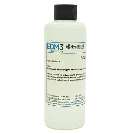 Edm 3 Acetone, 4-Ounce Bottle, Sold As 1/Each Edm 400458