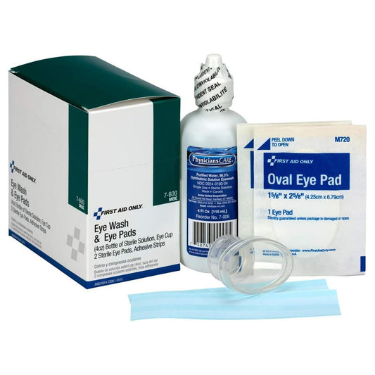 First Aid Only® Eye Wash Kit, Sold As 24/Case Acme 7-600
