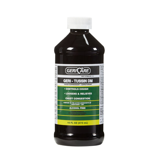 Geri-Care® Guaifenesin / Dextromethorphan Cold And Cough Relief, 16-Ounce Bottle, Sold As 12/Case Geri-Care Qrdm-16-Gcp