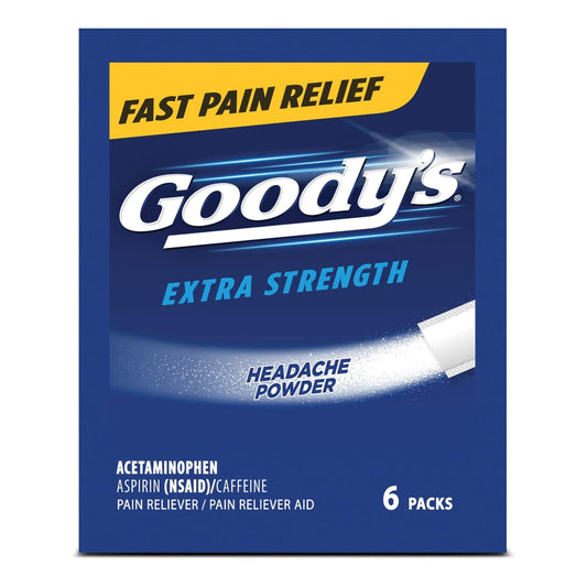 Goody'S® Extra Strength Acetaminophen / Aspirin / Caffeine Pain Relief, Sold As 6/Pack Med-Tech 04203711135