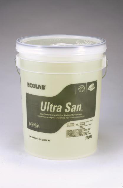 Et Ultra San® Sanitizer Dish Detergent, Sold As 1/Each Ecolab 6113961