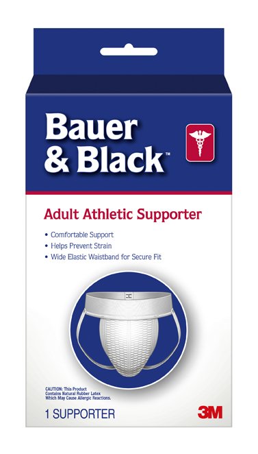 3M™ Bauer & Black™ Athletic Supporter, Medium, Sold As 48/Case 3M 202549